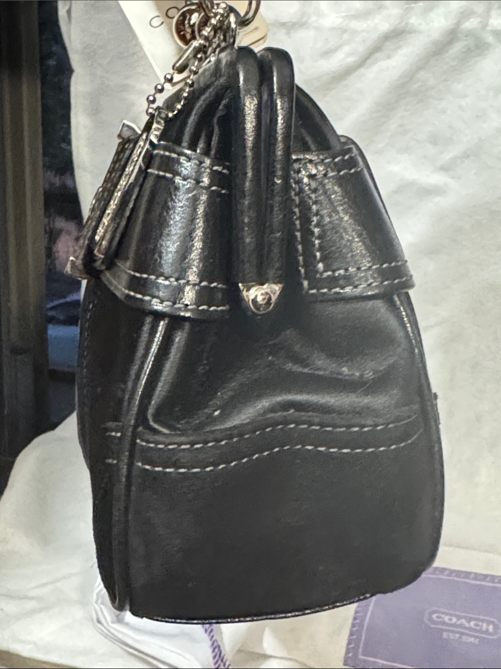Coach Madison kiss-lock purse - Picture 6 of 16